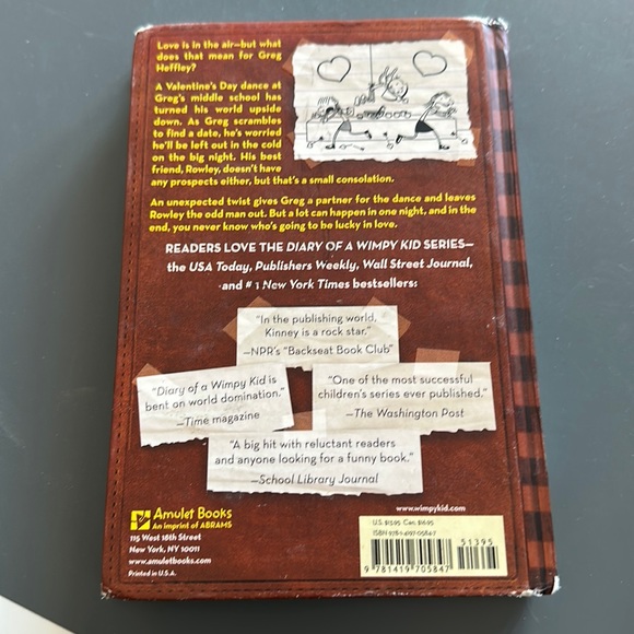 Used Diary of a Wimpy Kid The Third 3rd Wheel Jeff Kinney New Hardbound Book - Picture 3 of 5